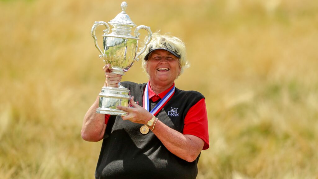 laura davies with US Women Open Cup