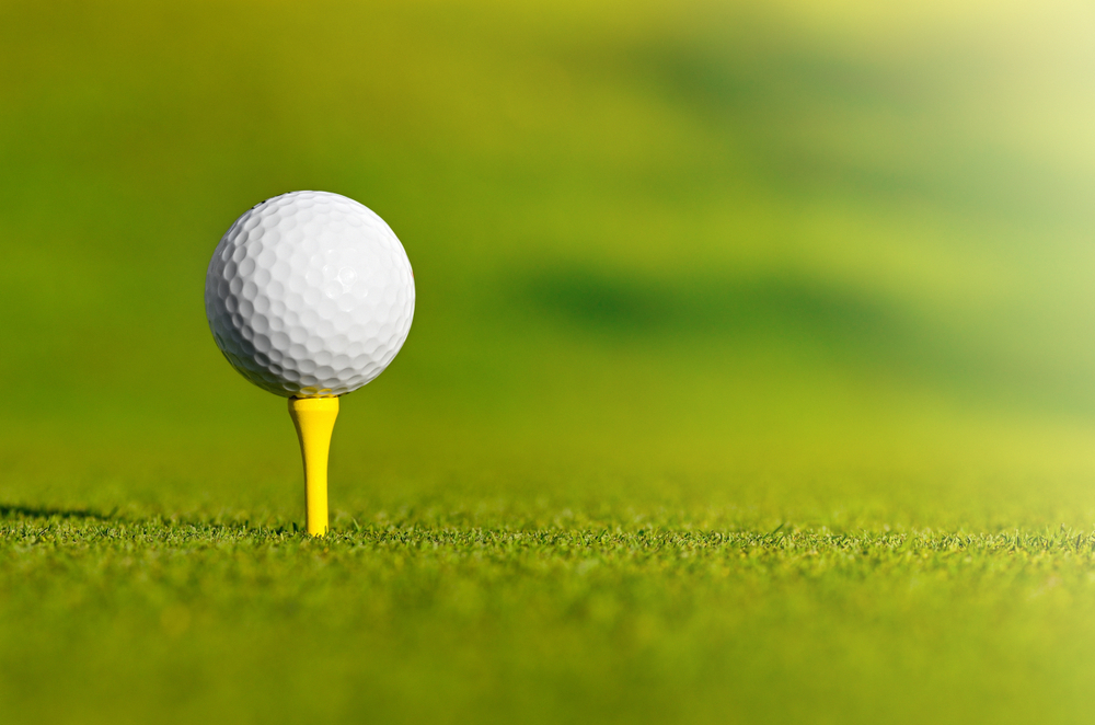 plastic golf tee