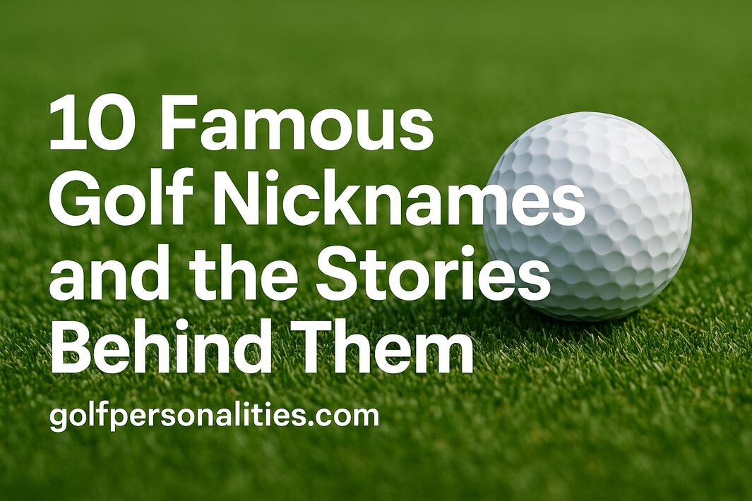You are currently viewing 10 Famous Golf Nicknames and the Stories Behind Them